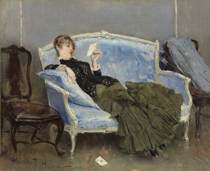 La Lettre, 1880. 作者 保罗·塞萨尔·Helleu