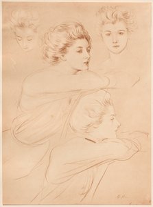 巴黎人，1898年。 作者 保罗·塞萨尔·Helleu