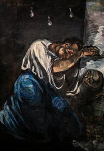 抹大拉》，又名《痛苦》。 作者 保罗·塞尚