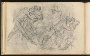 狂欢节场景, 18851888. 作者 保罗·塞尚