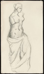 源自古董：维纳斯·米洛（Cenus de Milo），约1872-73年 作者 保罗·塞尚