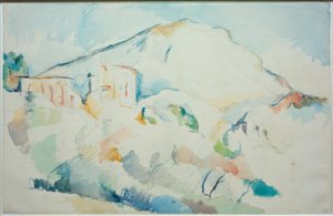 达斯·布莱克城堡（Das Black Castle）和吉斯比奇（Saint-Victoire） 作者 保罗·塞尚