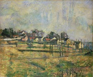 风景，c.1873-77 作者 保罗·塞尚