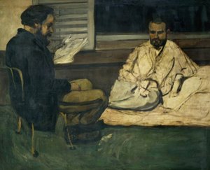 保罗·亚历克西斯（Paul Alexis）阅读埃米尔·佐拉（Emile Zola） 作者 保罗·塞尚