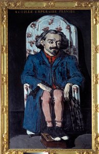 画家 Achille Emperaire (1829-1898) 的肖像 保罗·塞尚 (1839-1906) 的绘画 1868 年昏暗。 2x1,2 m 巴黎，奥赛博物馆 - 画家 Achille Emperaire (1829-1898) 的肖像。 保罗·塞尚 (1839-1906) 的画作，1868 年。2 x 1.2 米。 奥赛博物馆，P 作者 保罗·塞尚