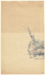 岩石的研究[背面] 作者 保罗·塞尚