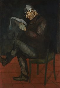 画家之父，路易·奥古斯特·塞尚，约1865年 作者 保罗·塞尚