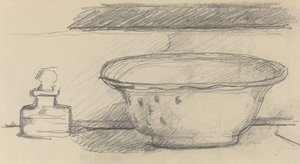 洗脸盆和香味瓶[直页]，18771881。 作者 保罗·塞尚