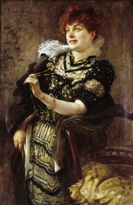 丹尼尔-莱苏尔的肖像，1860-1921年，约1896年。