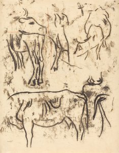 动物研究，19011902。 作者 保罗·高更