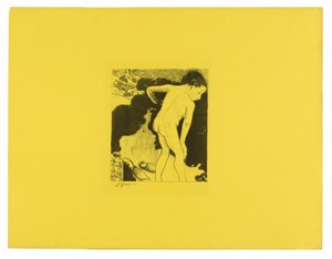 布列塔尼浴女，选自沃尔皮尼组曲 作者 保罗·高更