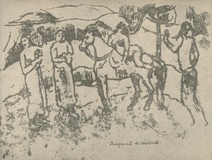 居住变更，1936年 作者 保罗·高更