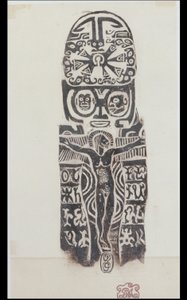 十字架上的基督，1926年，1926年。 作者 保罗·高更