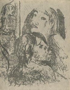 无言对话，1936年 作者 保罗·高更