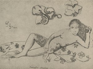装饰人物，1936年。 作者 保罗·高更