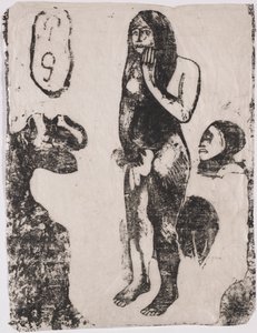 前夕，1898-1899年。 作者 保罗·高更