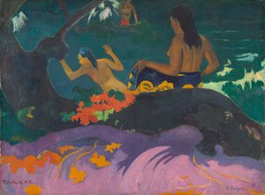Fatata te Miti 海边》，1892年。