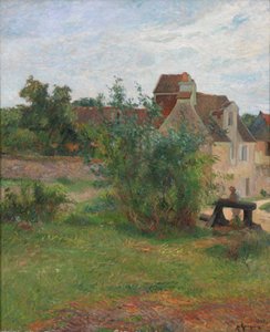 法语：La Ferme de Busagny à Osny Busagny 农场，Osny 作者 保罗·高更