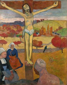 法语  Le Christ jaune 黄色基督 作者 保罗·高更