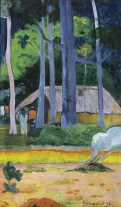 树下小屋树下小屋，1892年 作者 保罗·高更