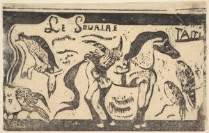 1899年12月，大溪地Taiti Smile，Le Sourire。 作者 保罗·高更