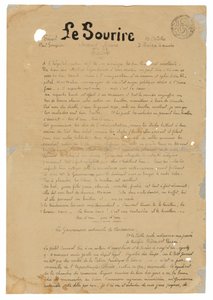 Le sourire: Journal sérieux, 1899 年 10 月 13 日 作者 保罗·高更