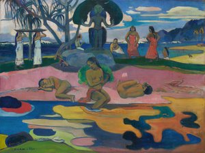 Mahana no atua神之日，1894年。 作者 保罗·高更