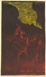 Mahna no Varua Ino（《恶魔在说话》）[诗歌]。 作者 保罗·高更