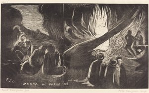 恶魔之声》（Mahna no Varua Ino）。 作者 保罗·高更