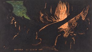 Mahna no Varua Ino 《恶魔之声》，18941895年。 作者 保罗·高更