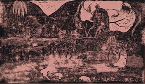 诺亚：1893-1894年3月的感恩祭。 作者 保罗·高更