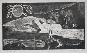 诺亚：永恒之夜，1893-94年。 作者 保罗·高更