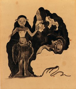 大溪地，1892-93年 作者 保罗·高更