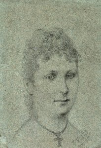 Mette-Sophie Gad肖像，约1873年。 作者 保罗·高更