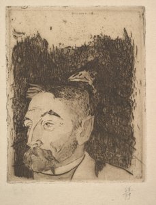StéphaneMallarmé肖像，1891年。 作者 保罗·高更