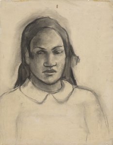 Tehamana肖像，1891-93年 作者 保罗·高更