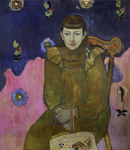 Vaiite Jeanne Goupil的肖像，1896年 作者 保罗·高更