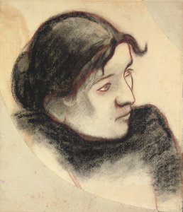 女人的画像 作者 保罗·高更