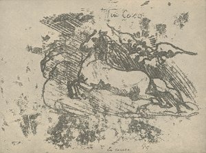 跑步，1936年 作者 保罗·高更