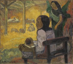 塔希提语：Bé bé (Pēpe) Be Be（耶稣诞生） 作者 保罗·高更