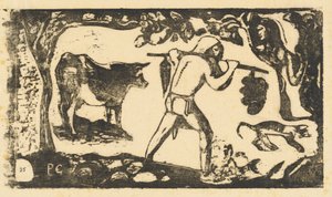 大溪地搬运香蕉(Le porteur de fei) 作者 保罗·高更