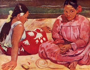 大溪地女性，1936年 作者 保罗·高更