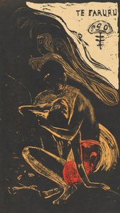 Te Faruru 他们在这里做爱，1894年至1895年。 作者 保罗·高更