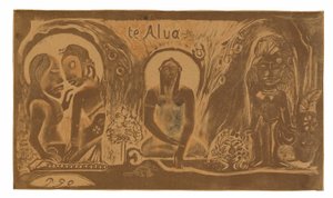 Te atua（神），选自 Noa Noa 套房 作者 保罗·高更