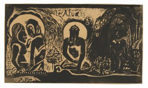 Te atua（神），选自 Noa Noa 套房 作者 保罗·高更