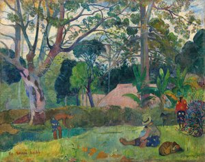 Te raau rahi 《大树》，1891年。 作者 保罗·高更