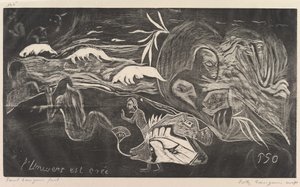 宇宙的创建宇宙的创建，来自香水Noa Noa，1893-94年。 作者 保罗·高更