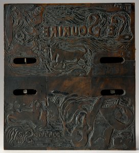 Le Sourire "的两个标题页[背面]（"Le Sourire "的两个标题） 作者 保罗·高更