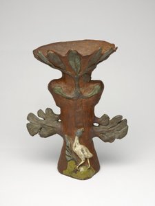 外来植物形式的花瓶，1886-87年 作者 保罗·高更