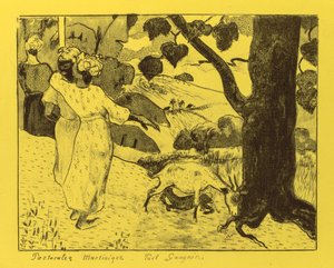 Volpini Suite：马提尼克岛田园牧人马提尼克岛，1889年。 作者 保罗·高更